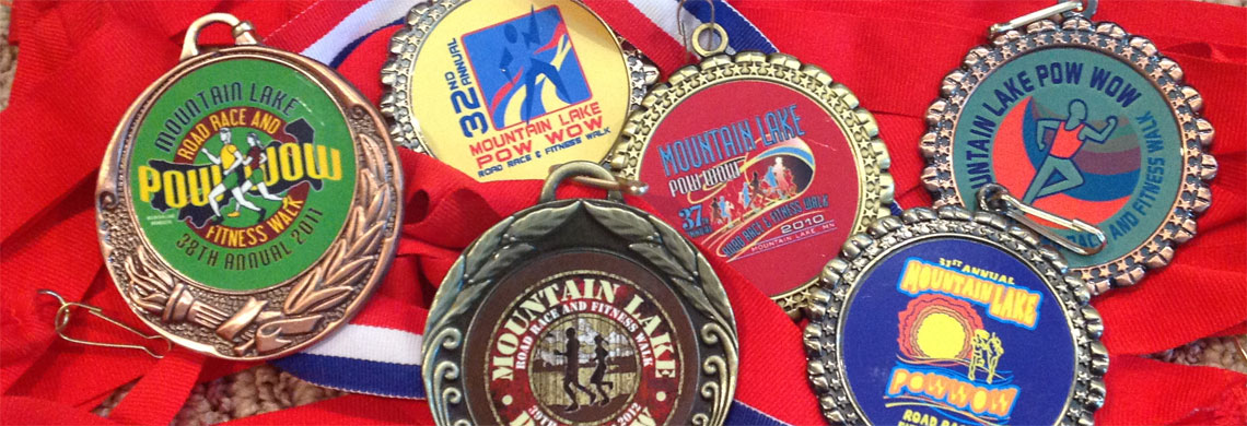 Medals from previous races